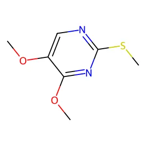 4,5-Dimethoxy-2-(methylsulfanyl)pyrimidine structure