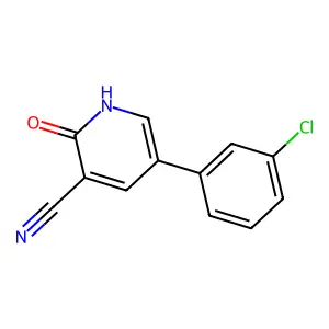 5-(3-Chlorophenyl)-2-oxo-1,2-dihydro-3-pyridinecarbonitrile structure