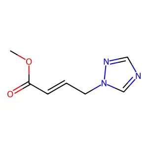 Methyl 4-(1,2,4-triazol-1-yl)but-2-enoate structure