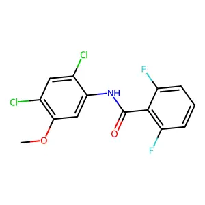 N-(2,4-dichloro-5-methoxyphenyl)-2,6-difluorobenzamide structure