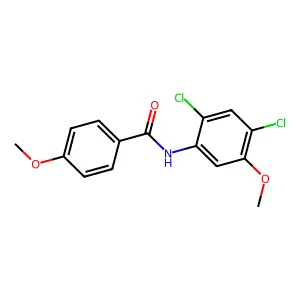 N-(2,4-dichloro-5-methoxyphenyl)-4-methoxybenzamide structure