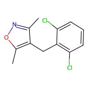 4-(2,6-Dichlorobenzyl)-3,5-dimethylisoxazole structure