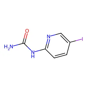 (5-Iodopyridin-2-yl)urea structure