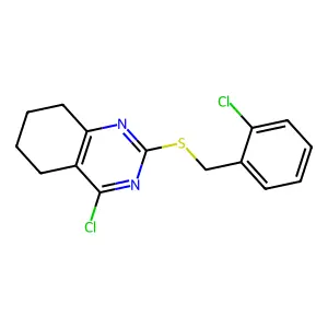 4-Chloro-2-[(2-chlorobenzyl)sulfanyl]-5,6,7,8-tetrahydroquinazoline structure