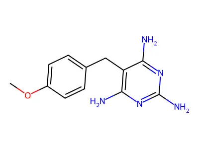 5-[(4-Methoxyphenyl)methyl]pyrimidine-2,4,6-triamine structure