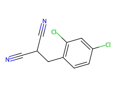 2-(2,4-Dichlorobenzyl)malononitrile structure