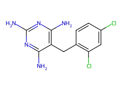 5-[(2,4-Dichlorophenyl)methyl]-2,4,6-pyrimidinetriamine structure