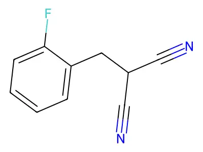 2-[(2-Fluorophenyl)methyl]propanedinitrile structure