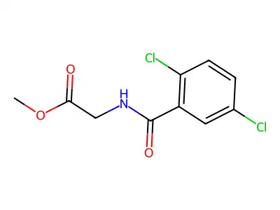 Methyl 2-[(2,5-dichlorobenzoyl)amino]acetate structure