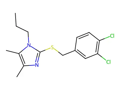 2-[(3,4-dichlorobenzyl)sulfanyl]-4,5-dimethyl-1-propyl-1H-imidazole structure
