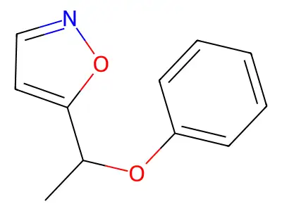 5-(1-Phenoxyethyl)-1,2-oxazole structure