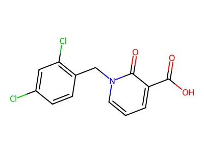 1-(2,4-Dichlorobenzyl)-2-Oxo-1,2-Dihydro-3-Pyridinecarboxylic Acid structure