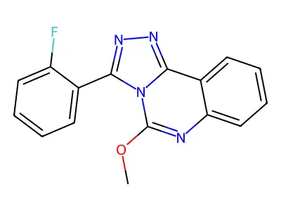 3-(2-Fluorophenyl)-5-methoxy-[1,2,4]triazolo[4,3-c]quinazoline structure