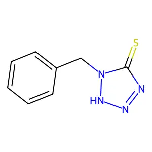 1-Benzyl-1H-tetrazole-5-thiol structure