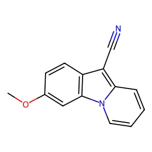 3-Methoxypyrido[1,2-a]indole-10-carbonitrile structure