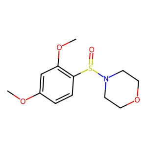 4-(2,4-Dimethoxyphenyl)sulfinylmorpholine structure