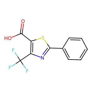 2-phenyl-4-(trifluoromethyl)-1,3-thiazole-5-carboxylic Acid structure