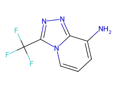 3-(Trifluoromethyl)-[1,2,4]triazolo[4,3-a]pyridin-8-amine structure