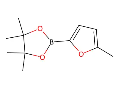 4,4,5,5-Tetramethyl-2-(5-methylfuran-2-yl)-1,3,2-dioxaborolane structure