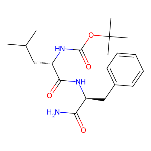 Boc-Leu-Phe-NH2 structure