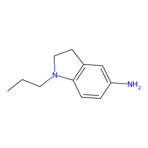 1-Propyl-2,3-dihydro-1h-indol-5-ylamine structure