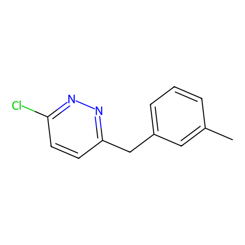 3-Chloro-6-[(3-methylphenyl)methyl]pyridazine structure