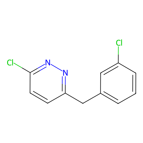 3-Chloro-6-[(3-chlorophenyl)methyl]pyridazine structure