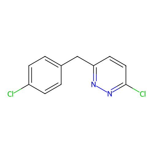 3-Chloro-6-[(4-chlorophenyl)methyl]pyridazine structure