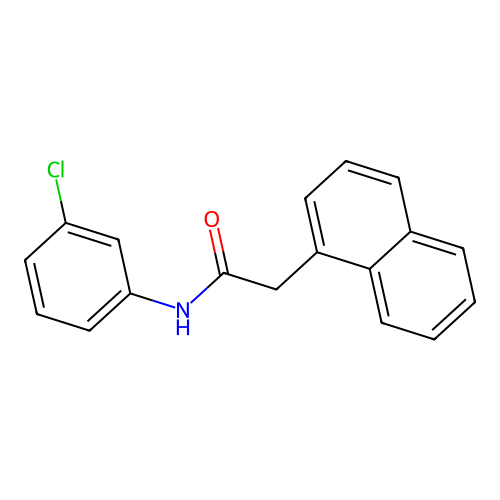 N-(3-氯苯基)-2-(1-萘基)乙酰胺 structure