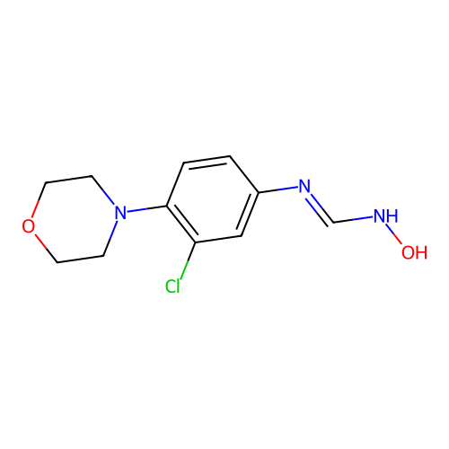 N-(3-Chloro-4-morpholinophenyl)-N'-hydroxyformimidamide structure