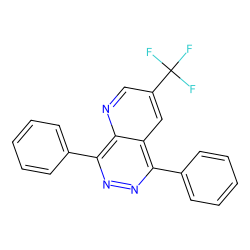5,8-Diphenyl-3-(trifluoromethyl)pyrido[2,3-d]pyridazine structure
