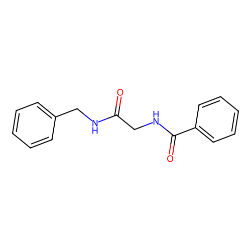 N-[2-(benzylamino)-2-oxoethyl]benzamide structure