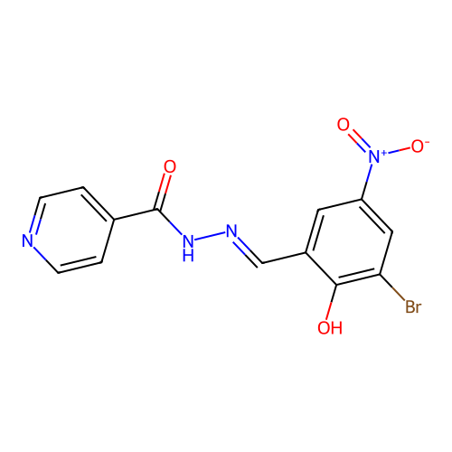 C13H9BrN4O4 structure