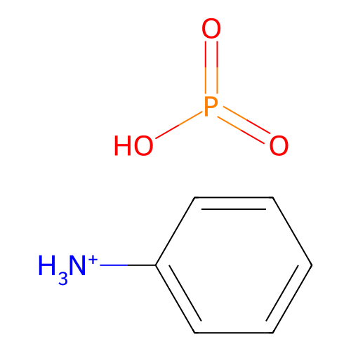 Anilinium hydrogen phosphite structure