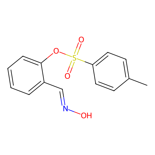 2-[(Hydroxyimino)methyl]phenyl 4-methylbenzenesulfonate structure