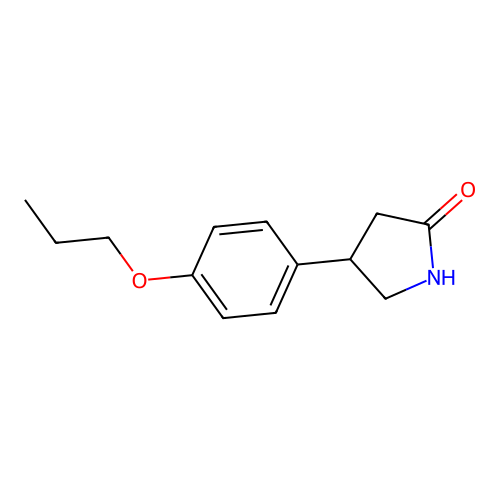 4-(4-Propoxyphenyl)pyrrolidin-2-one structure
