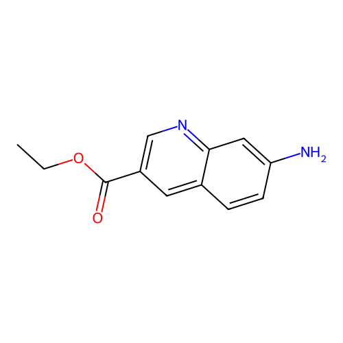 Ethyl 7-aminoquinoline-3-carboxylate structure
