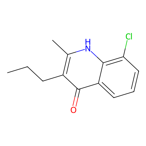 8-Chloro-2-methyl-3-propylquinolin-4-ol structure