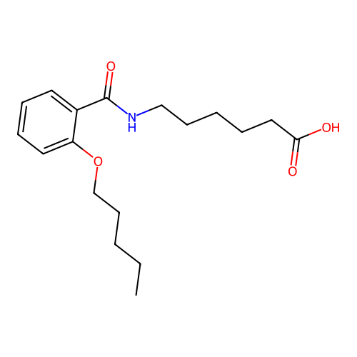 6-(2-Pentyloxy-benzoylamino)-hexanoic acid structure