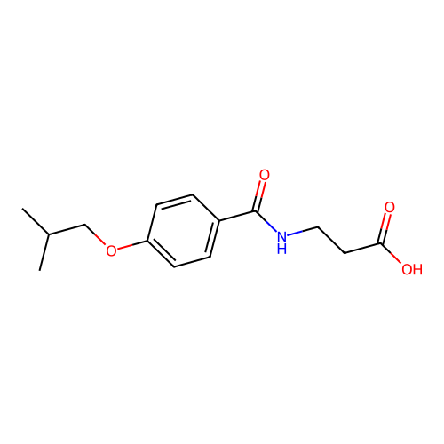 3-(4-Isobutoxybenzamido)propanoic acid structure