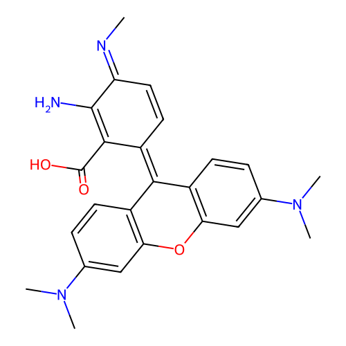 Diaminorhodamine-4M structure