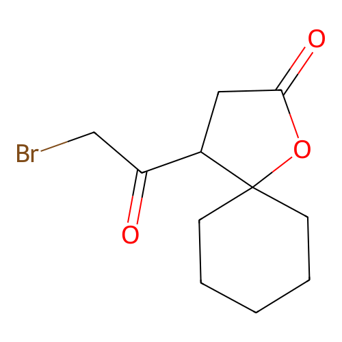 4-(Bromoacetyl)-1-oxaspiro[4.5]decan-2-one structure
