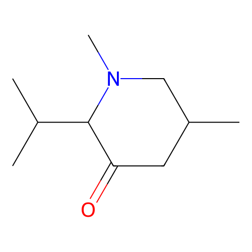 2-Isopropyl-1,5-dimethyl-3-piperidinone hydrochloride structure