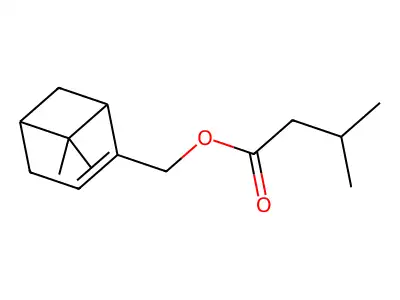 Myrtenyl isovalerate structure