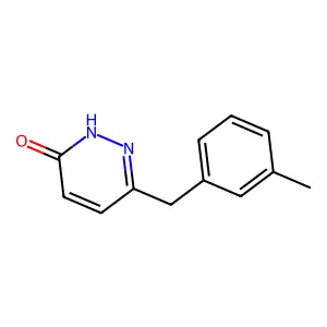 6-(3-Methylbenzyl)-3-pyridazinol structure