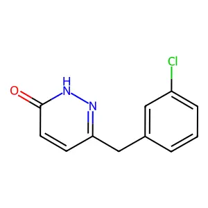6-(3-Chlorobenzyl)-3-pyridazinol structure