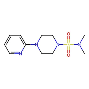 N,N-Dimethyl-4-(2-pyridinyl)-1-piperazinesulfonamide structure