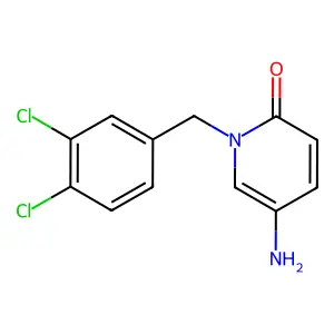5-Amino-1-[(3,4-dichlorophenyl)methyl]-1,2-dihydropyridin-2-one structure