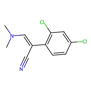 2-(2,4-Dichlorophenyl)-3-(dimethylamino)-acrylonitrile structure