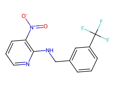 3-nitro-N-[3-(trifluoromethyl)benzyl]-2-pyridinamine structure